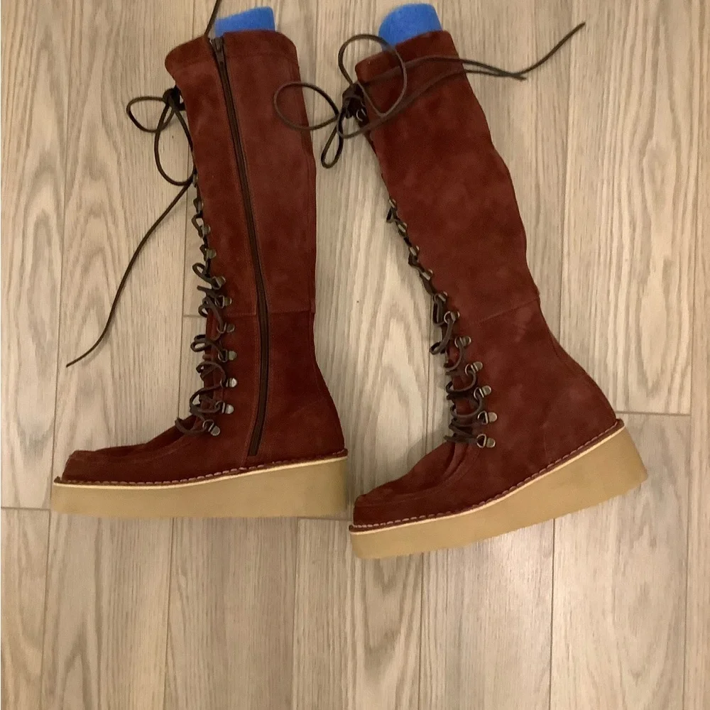 Free People Ava tall lace up boots❤️❤️❤️❤️